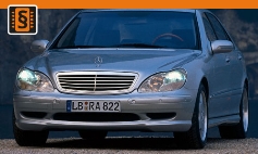 ECU Remap - Chiptuning Mercedes-Benz  S-Class (W220) (1998 - 2006)