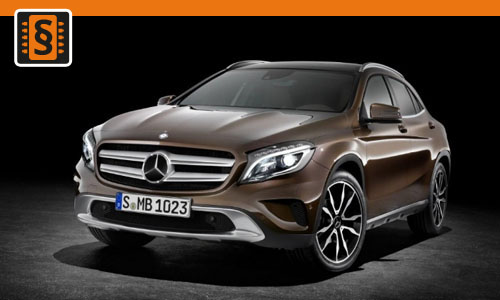 Chiptuning Mercedes-Benz GLA-Class (X176) 180 BlueEFFICIENCY 1.6T 90kw (122hp)