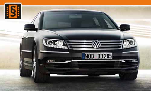 Chiptuning Volkswagen Phaeton 2.5 TDI 132kw (180hp)