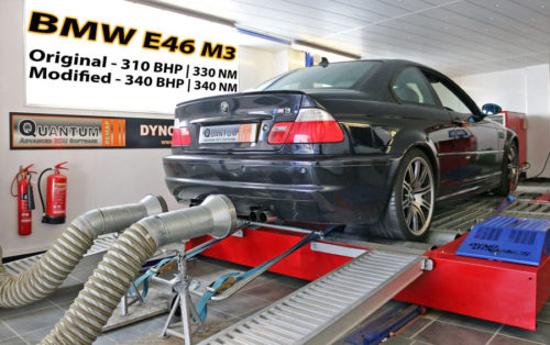 Chip Tuning the BMW M3 on a dynamometer