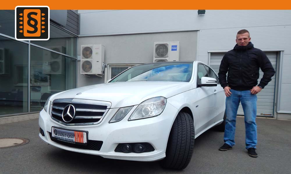 Reference Quantum Chiptuning Olomouc Mercedes E-class 200cdi