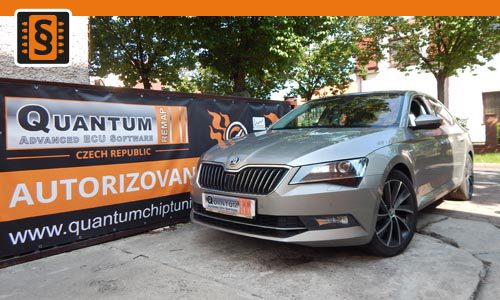 Reference Quantum Praha Chiptuning Škoda Superb 3 2.0TDi 140kw