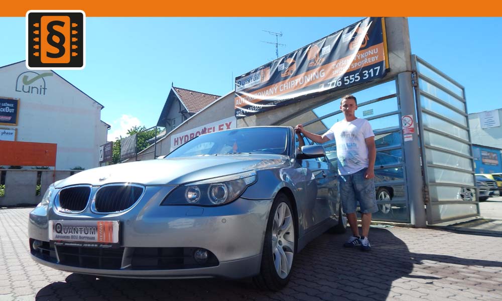 Reference Quantum České Budějovice Chiptuning BMW E60 530i 170kw