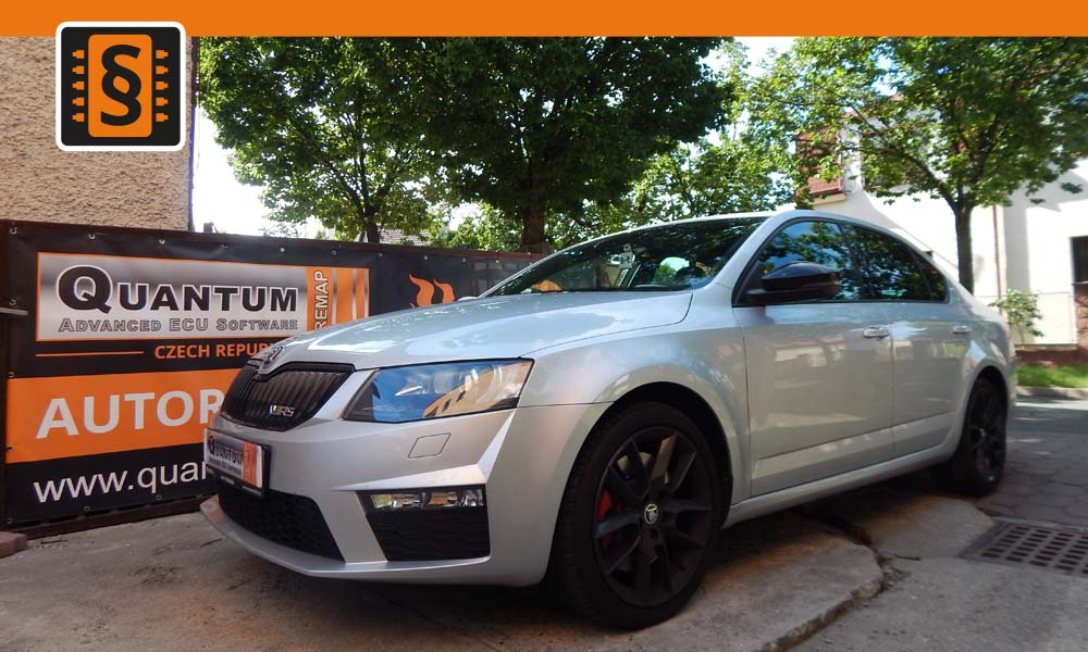 Reference Quantum Praha Chiptuning Škoda Octavia 3 2.0TSi VRS