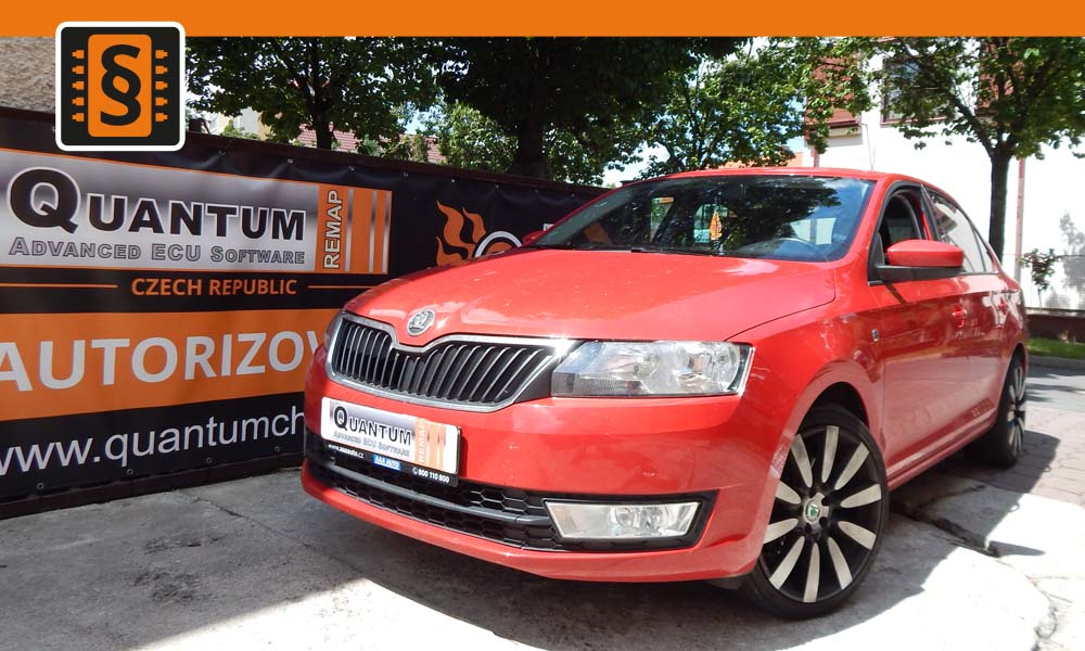 Reference Quantum Praha Chiptuning Škoda Rapid 1.6TDi 66kW