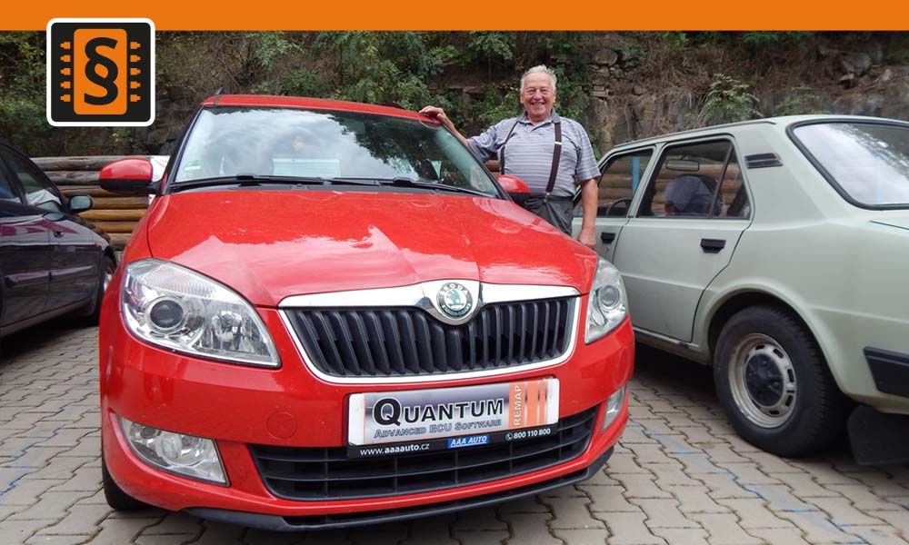 Reference Ústí nad Labem Chiptuning Škoda Fabia 1.6TDi-CR 66kw 90hp