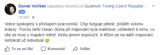 Chiptuning recenze Daniel Voříšek