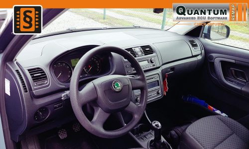 Reference Quantum Opava Chiptuning Škoda Fabia 1.2TSi Interier