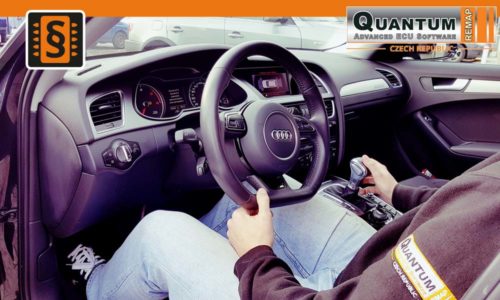 Reference Quantum Praha Chiptuning Audi A4 3.0TDi Interier